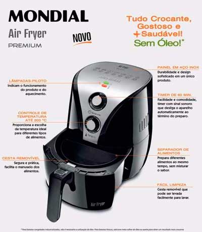 Fritadeira Airfryer Mondial