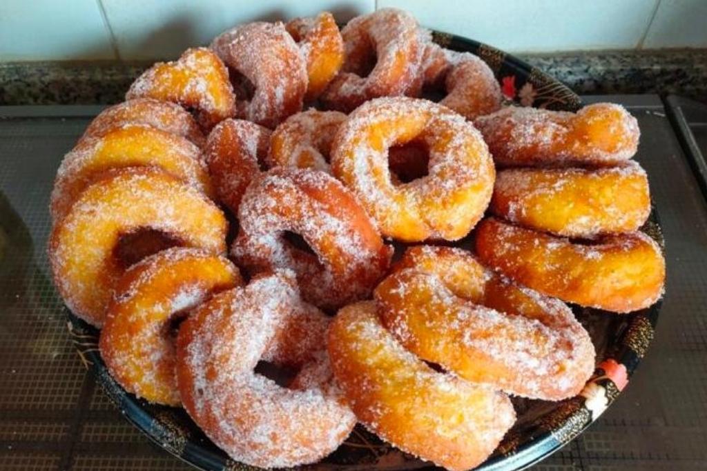 Argolinhas fritas de natal, essa a criançada não vai deixar uma