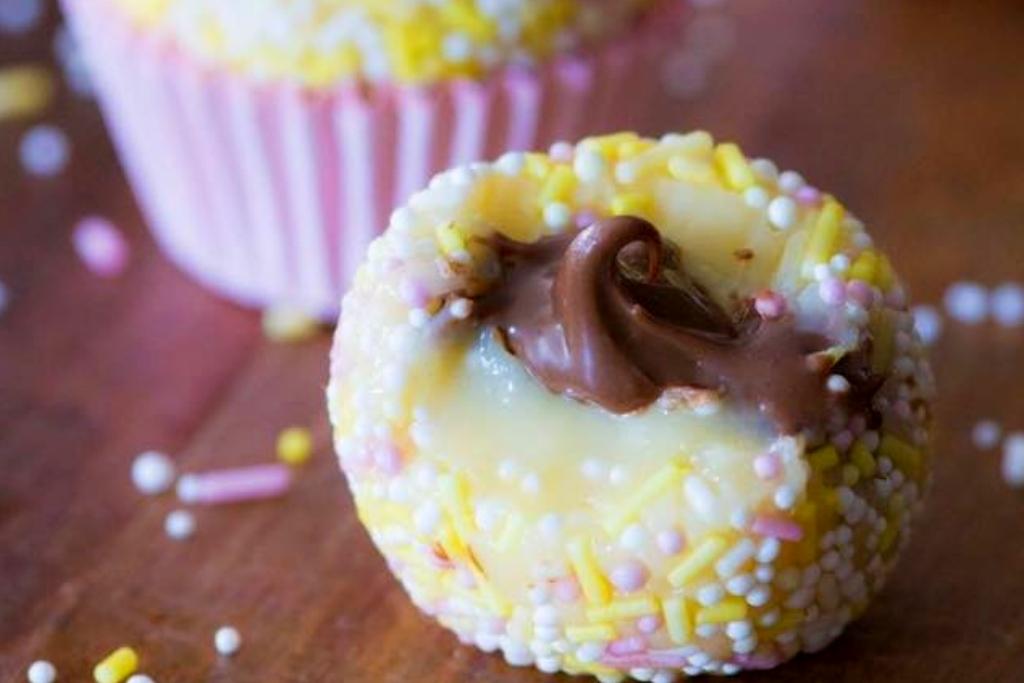 Brigadeiro de leite ninho com nutela, pra comer com os olhos, delicioso