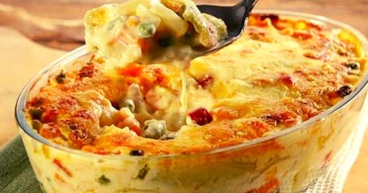 Legumes Gratinados, Foi a Melhor Coisa Que Eu Já Comi na Vida!