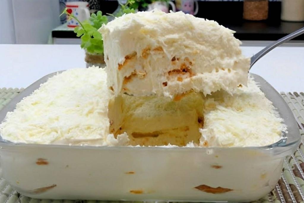 Pavê de leite ninho simples, receitinha perfeita pra servir no natal