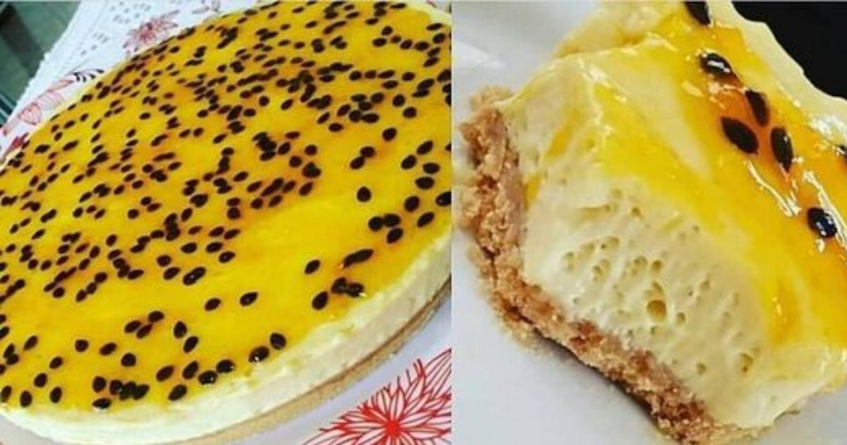 Torta mousse de maracujá, é uma sobremesa fácil, deliciosa vai agradar a todos