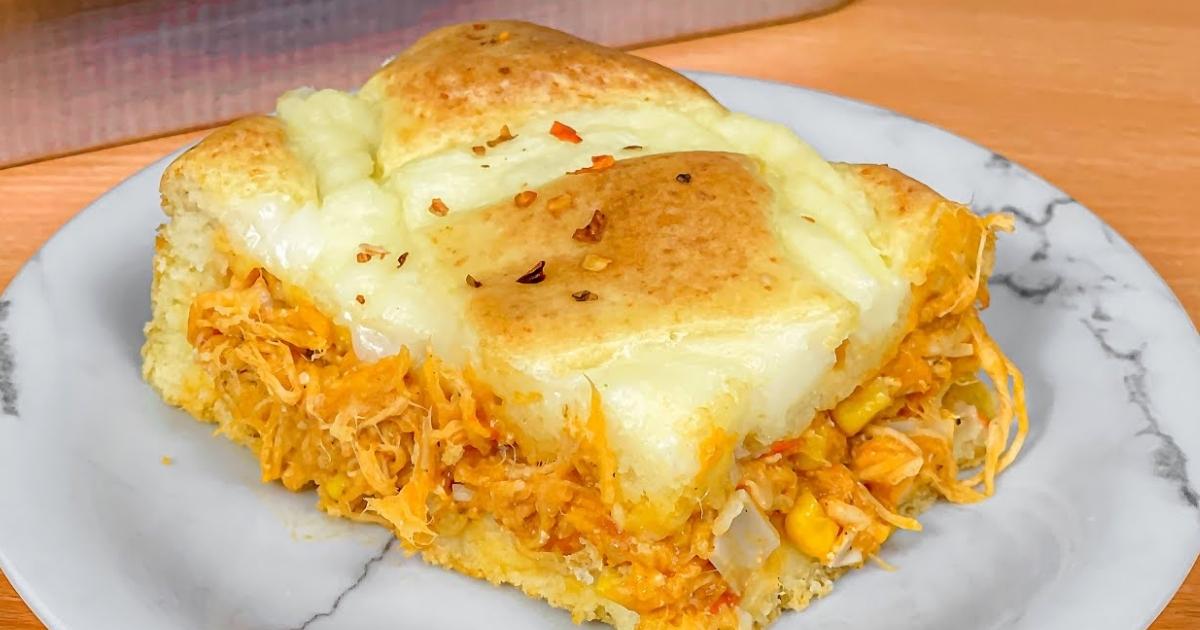 Torta de Frango Pro Lanche Perfeito!