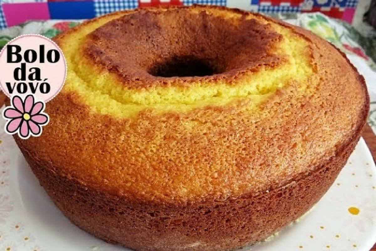 Bolo Caipira Da Vovó Delicioso Para O Café Da Manhã Ou Da Tarde